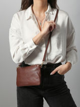 Cross Body Tas Tradition Cuir Etrier Bruin tradition ETRA0141-vue-porte